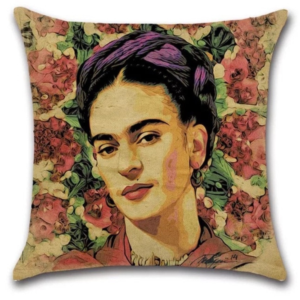 Frida Kahlo Decorative Pillow Case